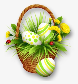 Easter Basket Png, Transparent Png, Free Download
