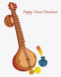 Transparent Vasant Panchami String Instrument Musical, HD Png Download, Free Download