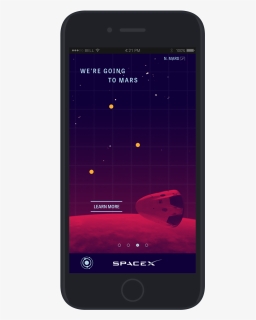Iphone-spacex Mars, HD Png Download, Free Download