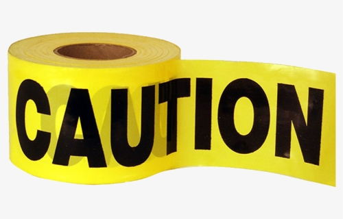 Yellow Caution Barricade Tape , Png Download, Transparent Png, Free Download