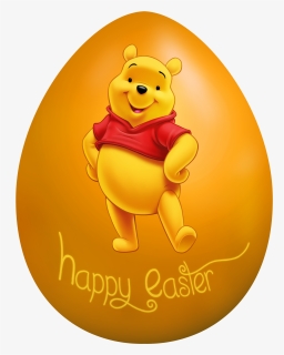 Kids Easter Egg Winnie The Pooh Png Clip Art Image​, Transparent Png, Free Download
