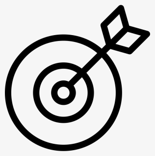 Target Outline Symbol In A Circle Svg Png Icon Free, Transparent Png, Free Download