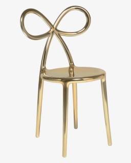 Set Of 2 Chairs Metallic Gold Ribbon, HD Png Download, Free Download
