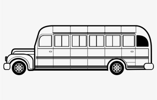 School Bus Silhouette, HD Png Download, Free Download