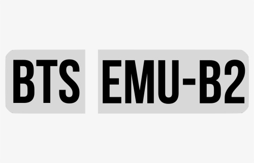 Bts Emu-b2 Tag, HD Png Download, Free Download