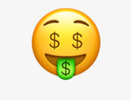 #money #face #emoji #moneyeyes #eyes #iphone #sticker, HD Png Download, Free Download