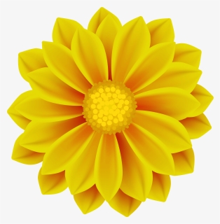 Flower Clipart Png Yellow, Transparent Png, Free Download