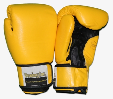 Black And Yellow Boxing Gloves , Png Download, Transparent Png, Free Download