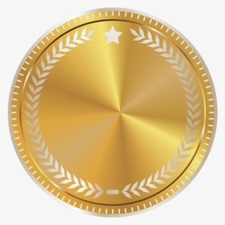Free Png Download Gold Seal Badge With Decoration Clipart, Transparent Png, Free Download
