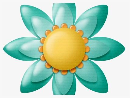 Turquoise Clipart Yellow Lotus, HD Png Download, Free Download
