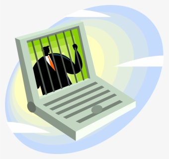 Vector Illustration Of Incarcerated Businessman Prisoner, HD Png Download, Free Download