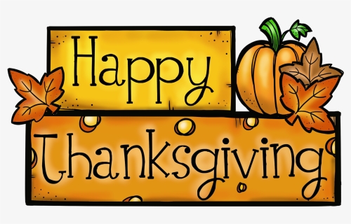 Clipart Happy Thanksgiving Signs Clipart Black And, HD Png Download, Free Download