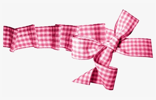 Pink Plaid Ribbon Png Image, Transparent Png, Free Download