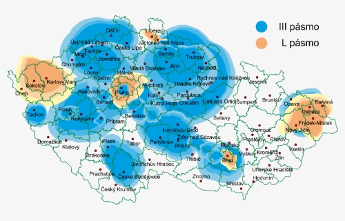 Mapa Pokrytí Dab 2019, HD Png Download, Free Download