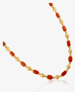 Antique Red Coral Vintage Necklace, HD Png Download, Free Download