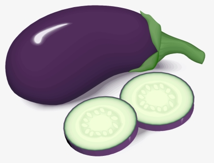 Kisscc Fruit Vegetable Eggplant Drawing Fruit Vegetable, HD Png Download, Free Download