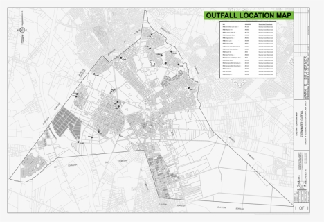 Outfall Location Map, HD Png Download, Free Download
