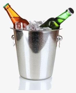 Drink Beer Champagne Bucket Ice Free Download Png Hq, Transparent Png, Free Download