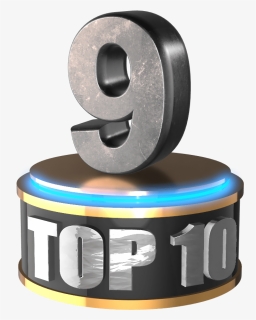No 10 Ten Count Down 3d Numbers Free Png, Transparent Png, Free Download
