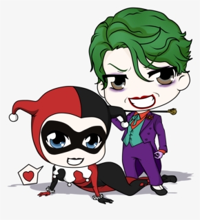Freetoedit Chibi Harleyquinn Jocker, HD Png Download, Free Download