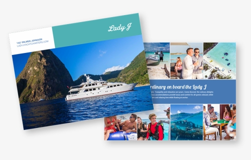 Yacht Brochure Lady J 142, HD Png Download, Free Download