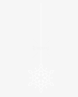 Free Png Hanging White Snowflake Png, Transparent Png, Free Download