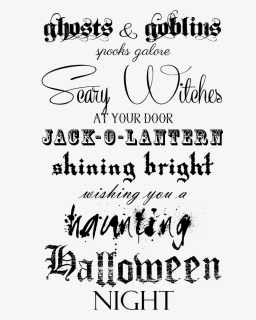 Transparent Happy Halloween Text Png, Png Download, Free Download