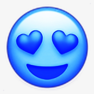 #freetoedit #emoji #love #hearts #hearteyes #blueheart, HD Png Download, Free Download