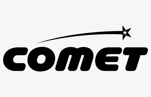 Comet Logo Black And White, HD Png Download, Free Download