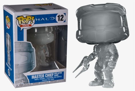 Master Chief With Energy Sword Translucent Pop Vinyl, HD Png Download, Free Download