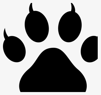 Dog Paw Stencil Download Free Cat Paw Print , Png Download, Transparent Png, Free Download