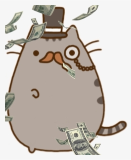 Money Maker Clipart Black And White Library Pusheen, HD Png Download, Free Download