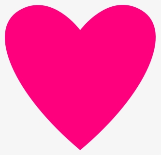 Hot Pink Heart Clipart Vector Royalty Free Download, HD Png Download, Free Download