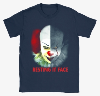 It Pennywise Resting It Face Stephen King Shirts, HD Png Download, Free Download