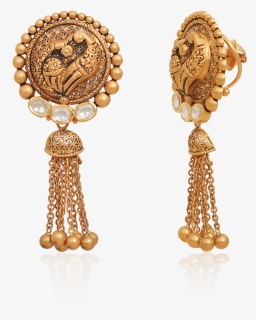 Ethnic Peacock Filigree Earrings, HD Png Download, Free Download