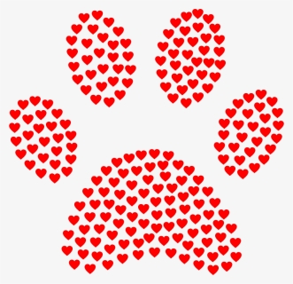 Paw Print Hearts, HD Png Download, Free Download