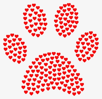 Paw Print Hearts, HD Png Download, Free Download