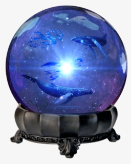 #crytalball #crystal #ball #whales #ballenas #bola, HD Png Download, Free Download