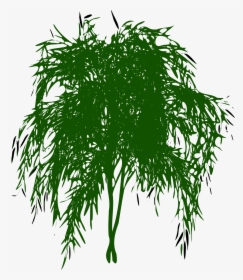 Silhouette Arbre 10 Clip Arts - Grass, HD Png Download, Free Download
