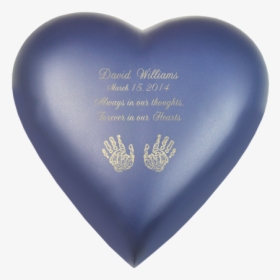 Baby Urn Espresso Candle Holder Memorial Hands Feet - Heart, HD Png Download, Free Download