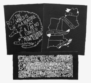 Twiabp Patches - Monochrome, HD Png Download, Free Download