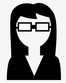 Female Science Expert With Eyeglasses - Expert Icon Png, Transparent Png, Free Download