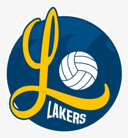 Lakers Logo Volleyball - Circle, HD Png Download, Free Download