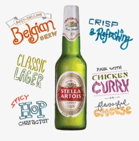 Best-selling Belgian Brew - Stella Artois, HD Png Download, Free Download