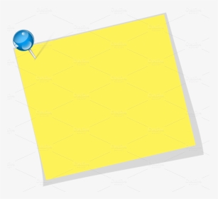 Paper Material Rectangle Yellow - Rectangular Clipart Sticky Notes, HD Png Download, Free Download