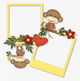 Cheyokota Digital Scraps - Frame Monkey Png, Transparent Png, Free Download
