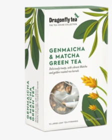 Genmaicha And Matcha Green Tea - Dragonfly Tea, HD Png Download, Free Download