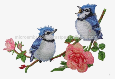 The Embroidey Design For Blanket, Garment And Oem Service - Blue Jay, HD Png Download, Free Download