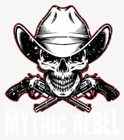 Cowboy Skull And Crossbones, HD Png Download, Free Download