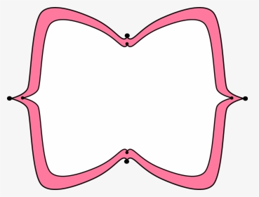 Pink Wide Pointy Frame - Clip Art, HD Png Download, Free Download